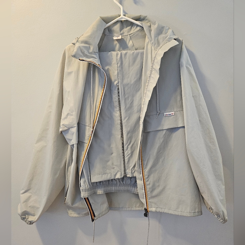 Unisex K-Way Hooded Jacket & Rain Pants Set ⭐️Vintage⭐️ - Picture 5 of 11